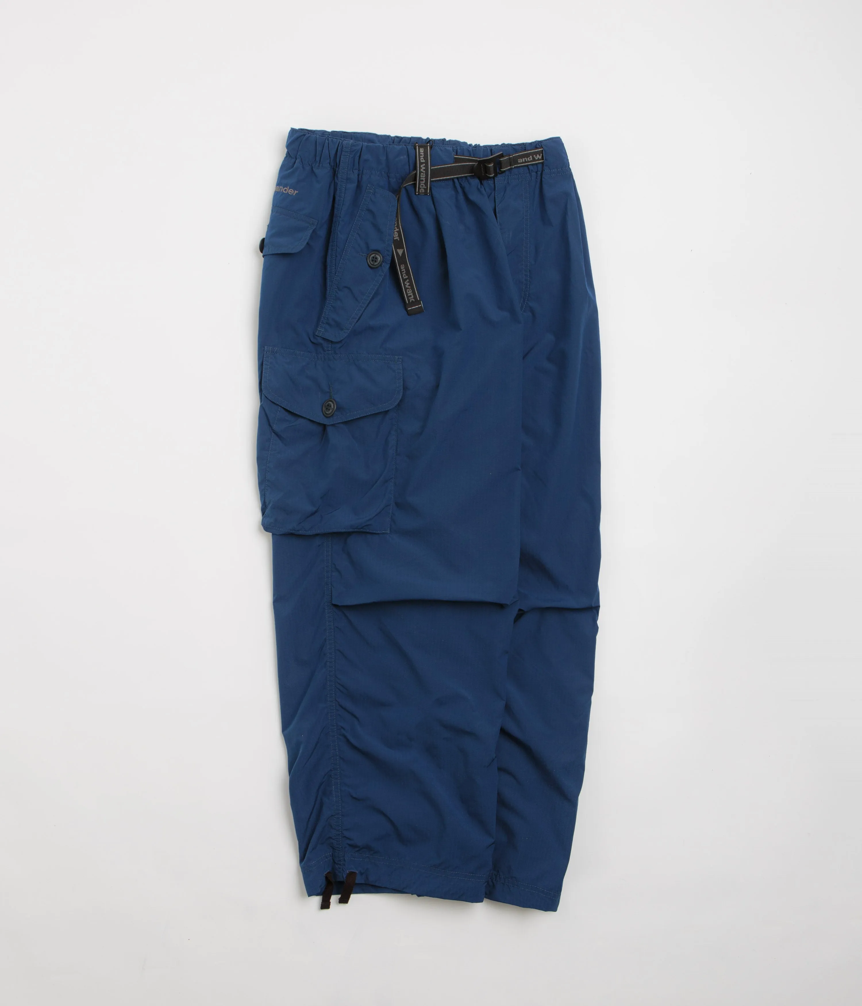 and wander Oversized Cargo Pants - Blue