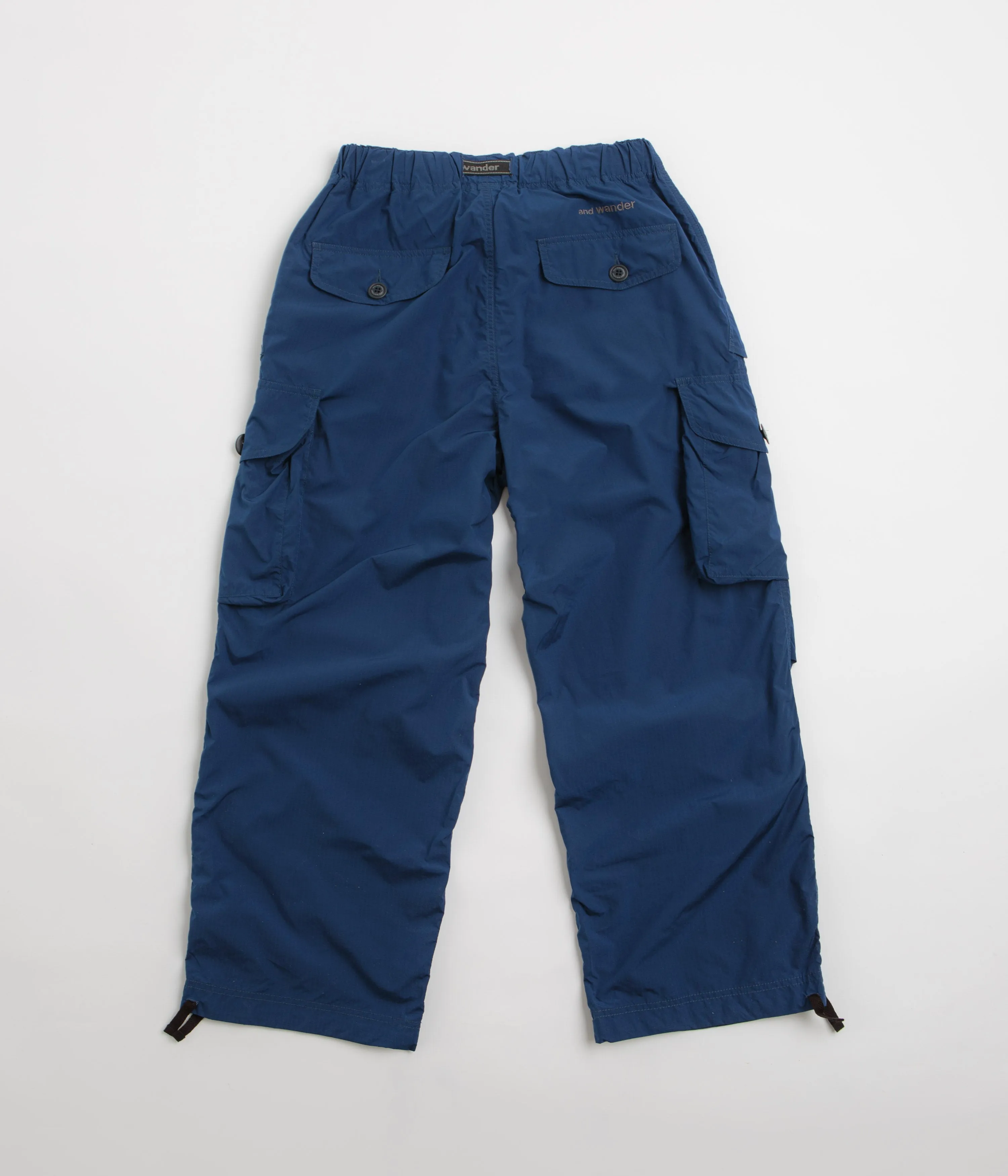 and wander Oversized Cargo Pants - Blue