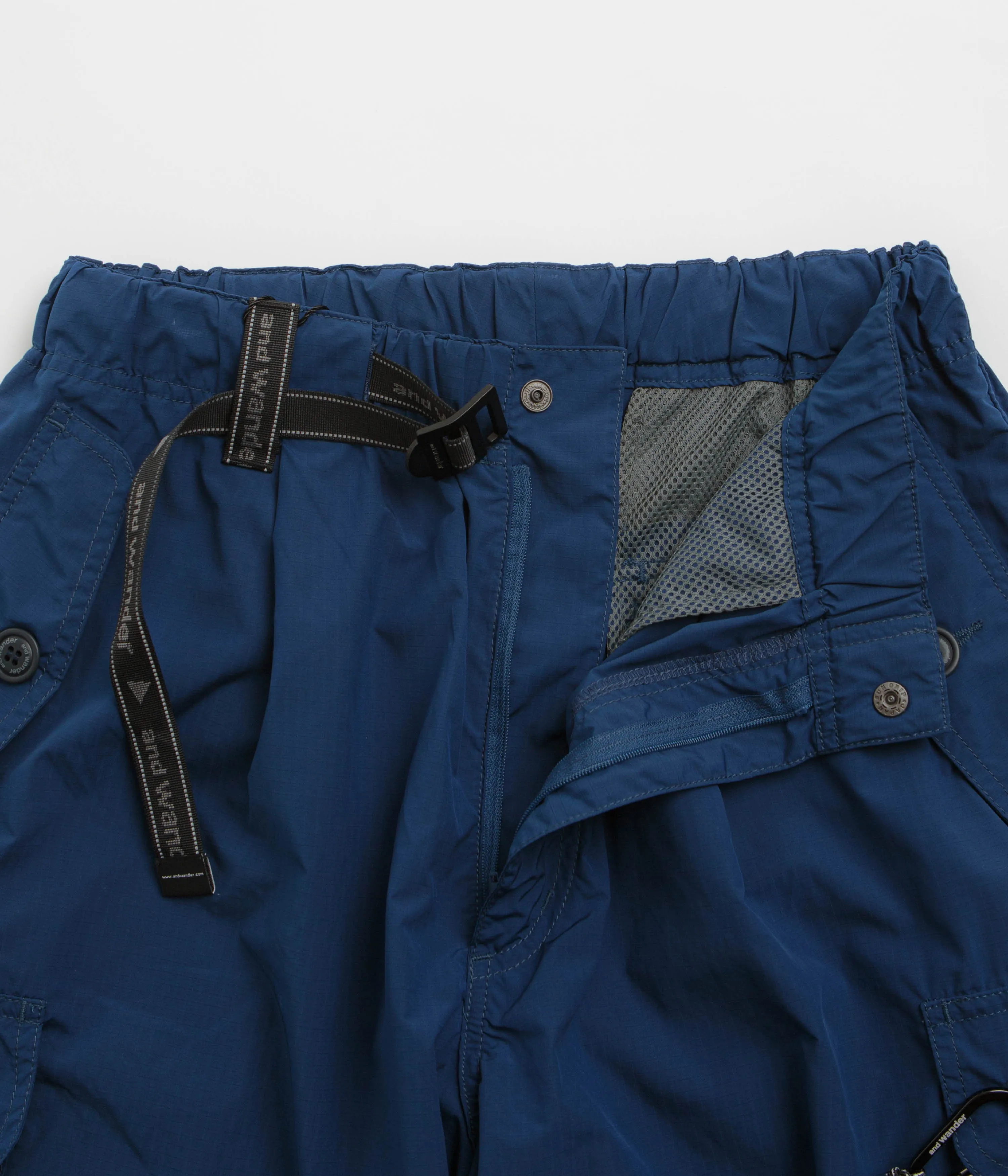 and wander Oversized Cargo Pants - Blue