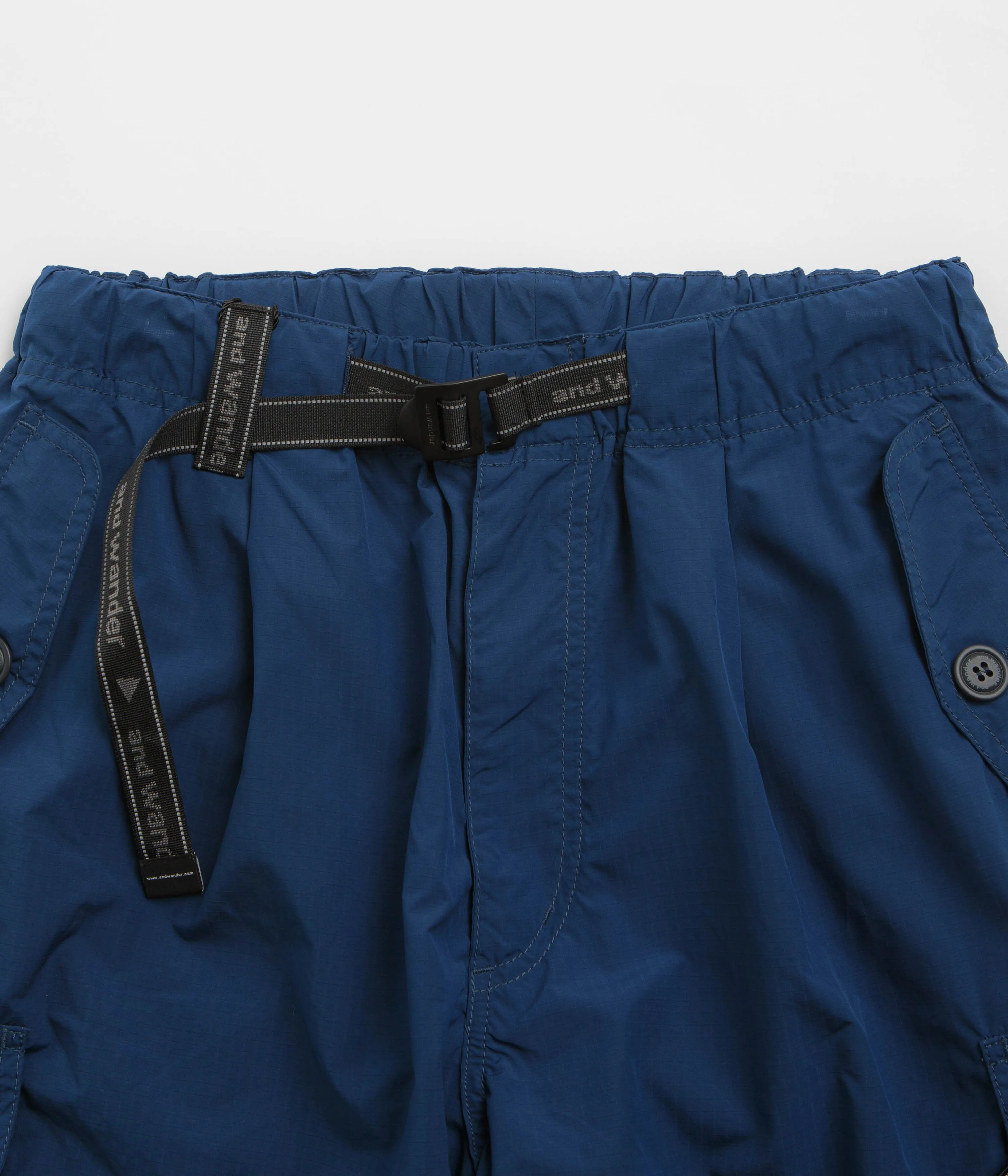 and wander Oversized Cargo Pants - Blue