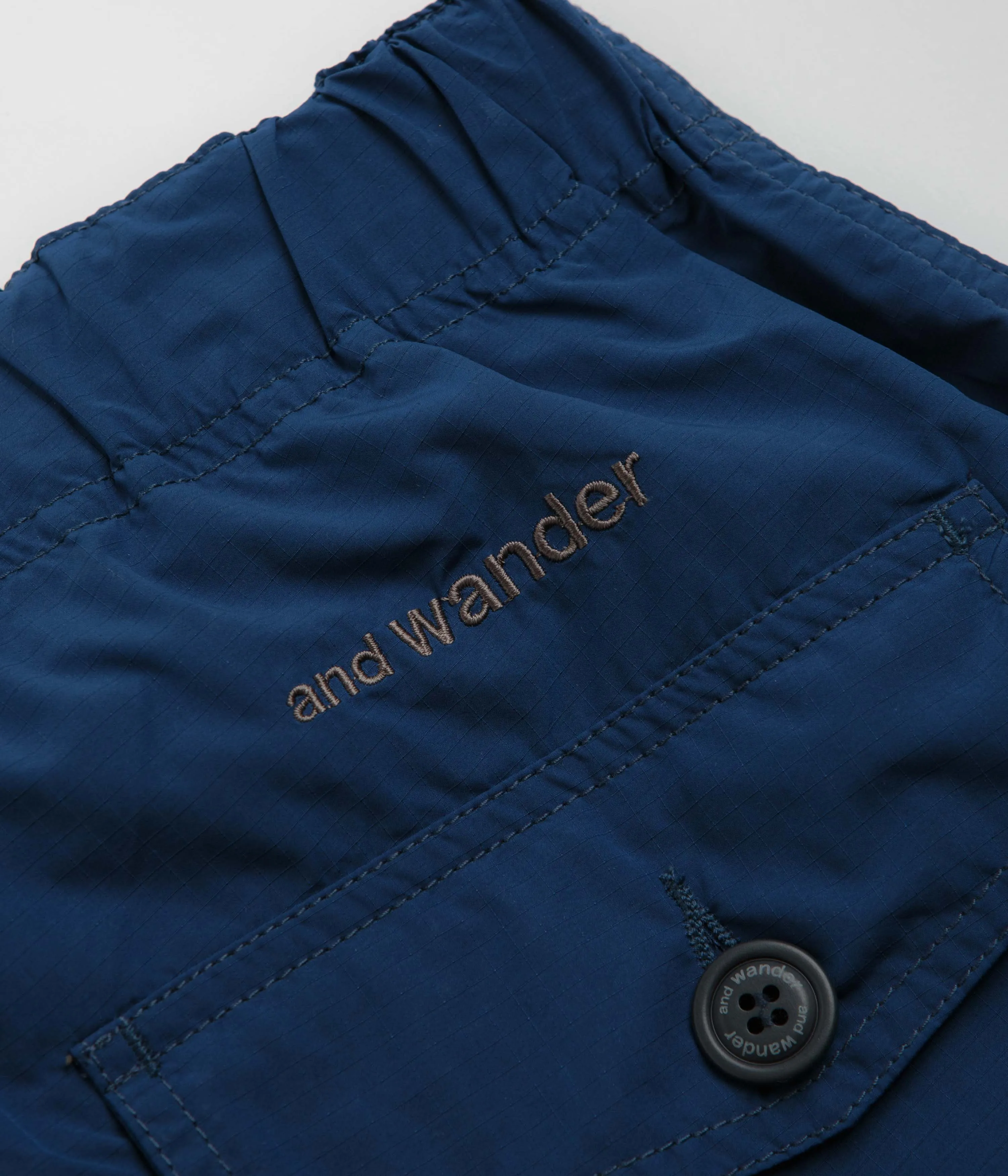 and wander Oversized Cargo Pants - Blue