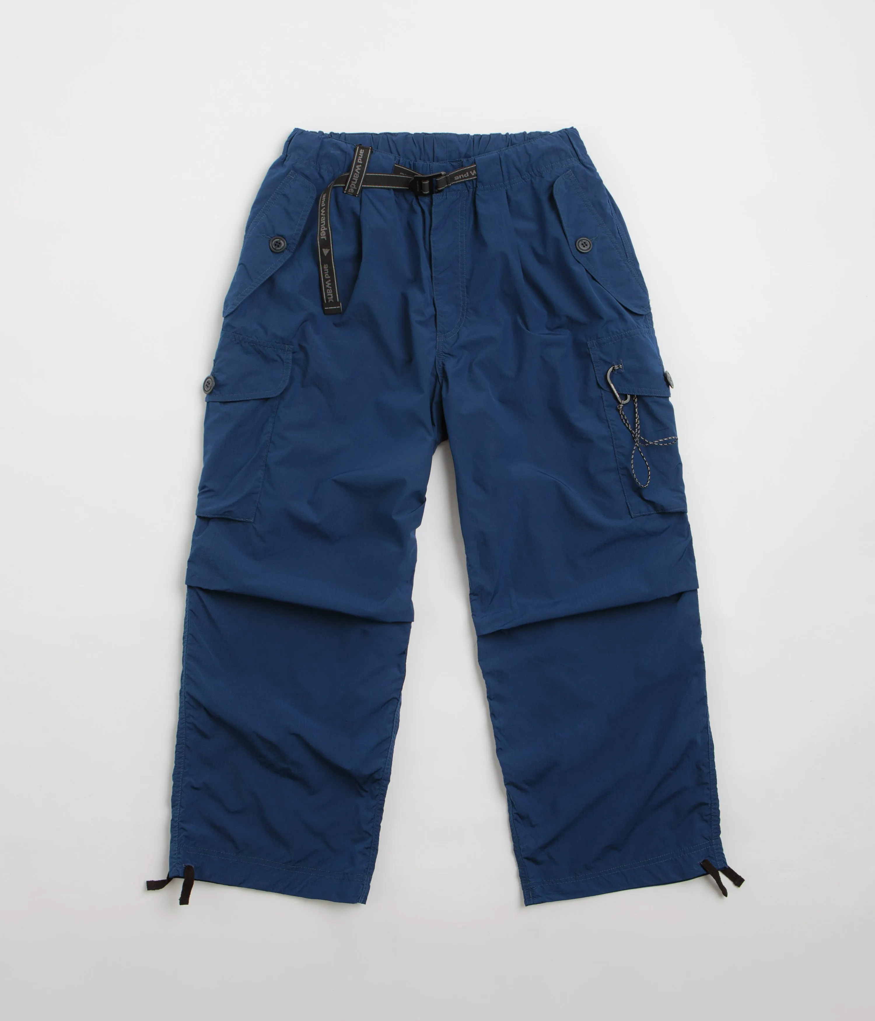 and wander Oversized Cargo Pants - Blue