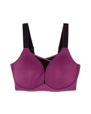 Aral Cooling Sports Bra | Purple