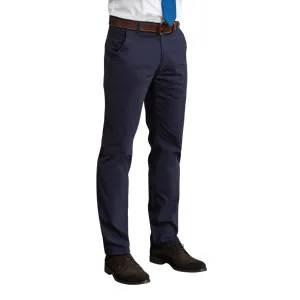 Brook Taverner Mens Miami Slim Fit Chinos Navy 28" - BA080-28