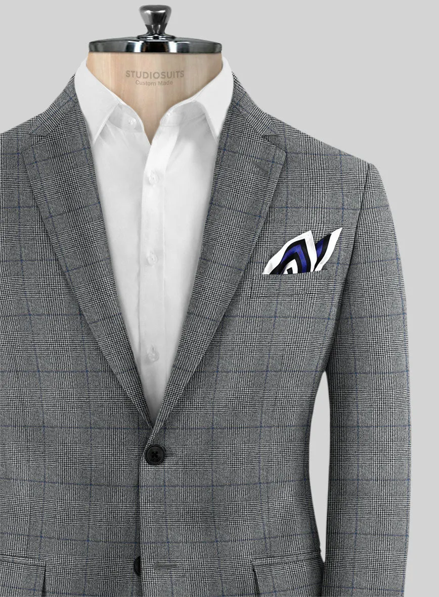 Caccioppoli Alnar Glen Gray Wool Jacket