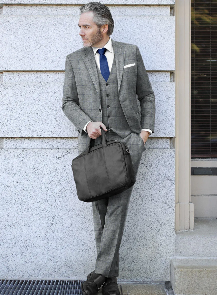 Caccioppoli Alnar Glen Gray Wool Suit