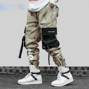 Camouflage Cotton Cargo with Patched Pocket Style Men Streetwear Pant