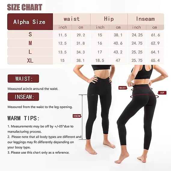 Cuttable Leggings with Inside Pocket for Women，High Waisted Tummy Control Soft Slim Workout Leggings