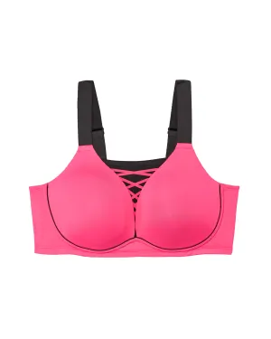 Fleetwood Sports Bra | Pink / Black