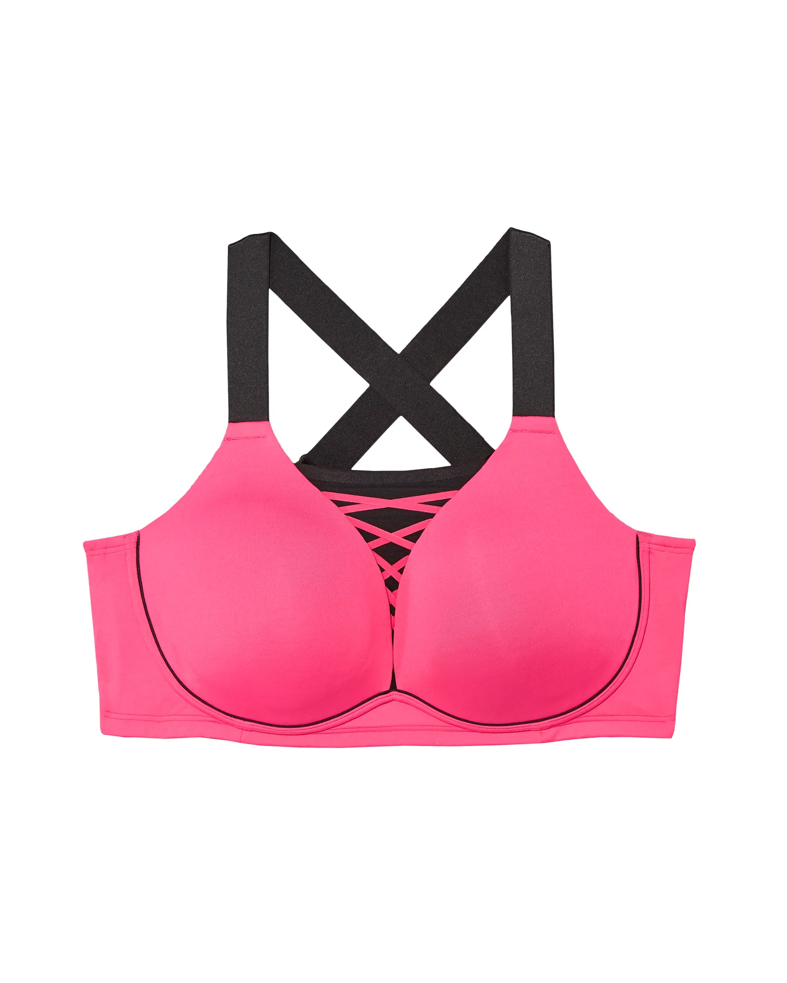 Fleetwood Sports Bra | Pink / Black