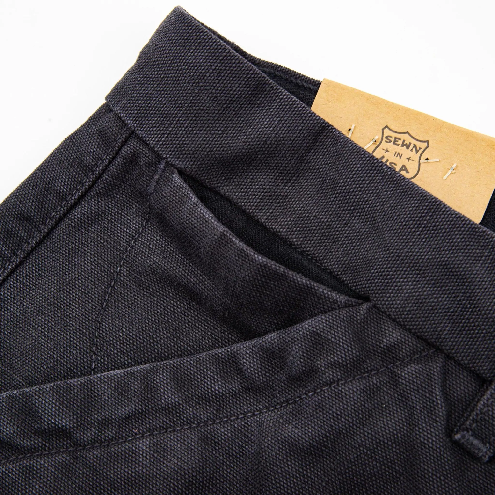 Freenote Cloth - Workers Chino Slim Fit 14oz Slub Black