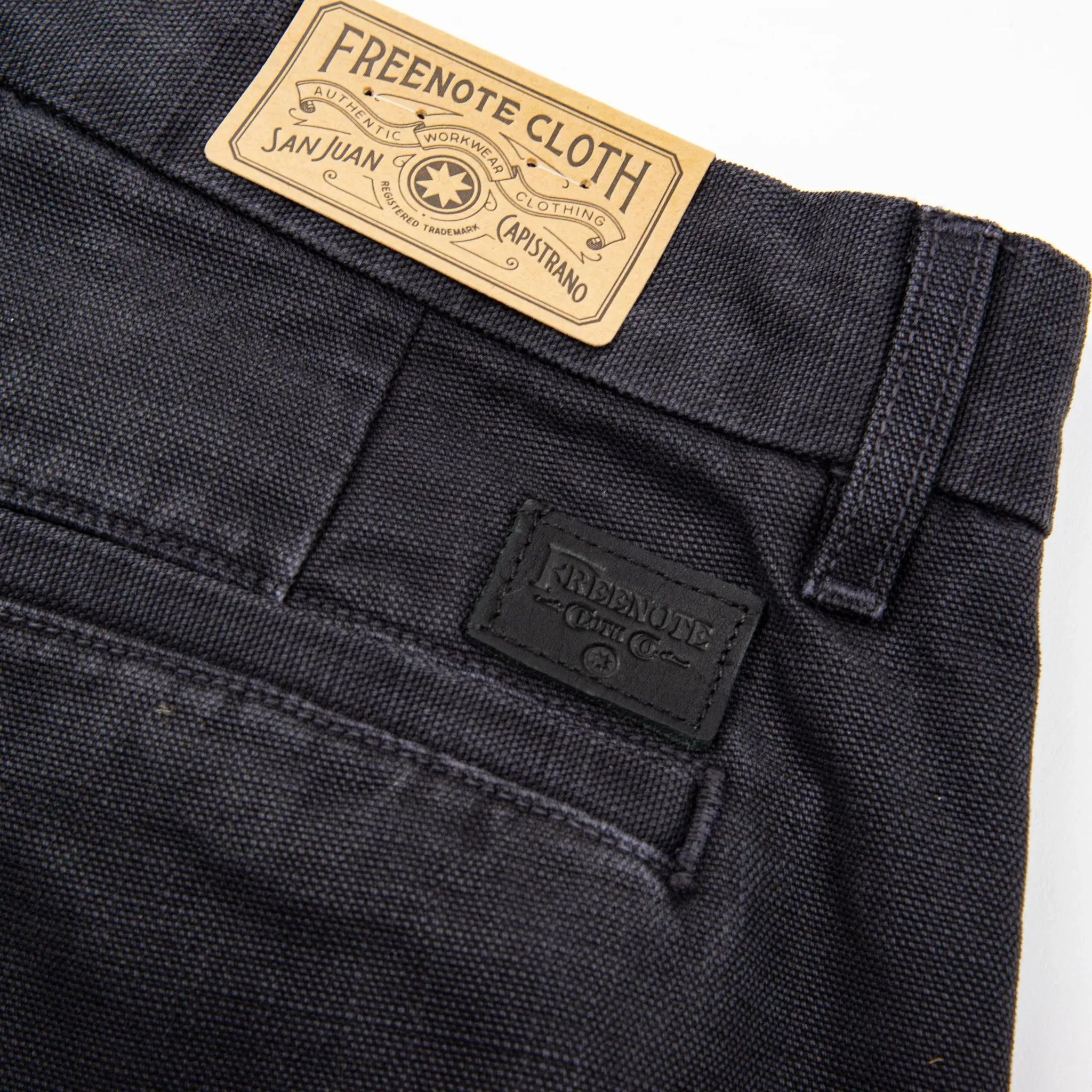 Freenote Cloth - Workers Chino Slim Fit 14oz Slub Black