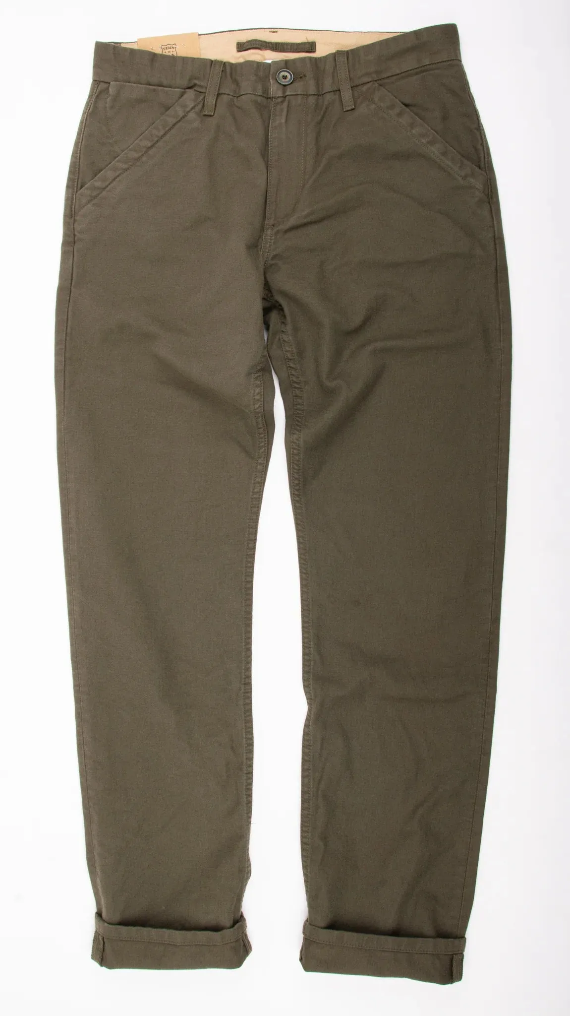 Freenote Cloth Workers Chino Slim Fit - Olive