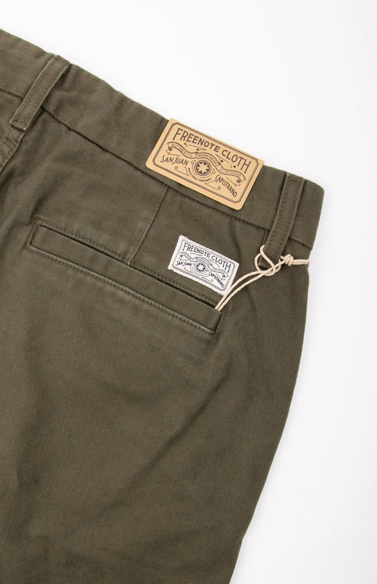 Freenote Cloth Workers Chino Slim Fit - Olive