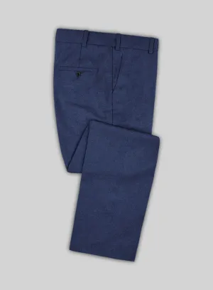 Italian Turna Persian Blue Flannel Pants