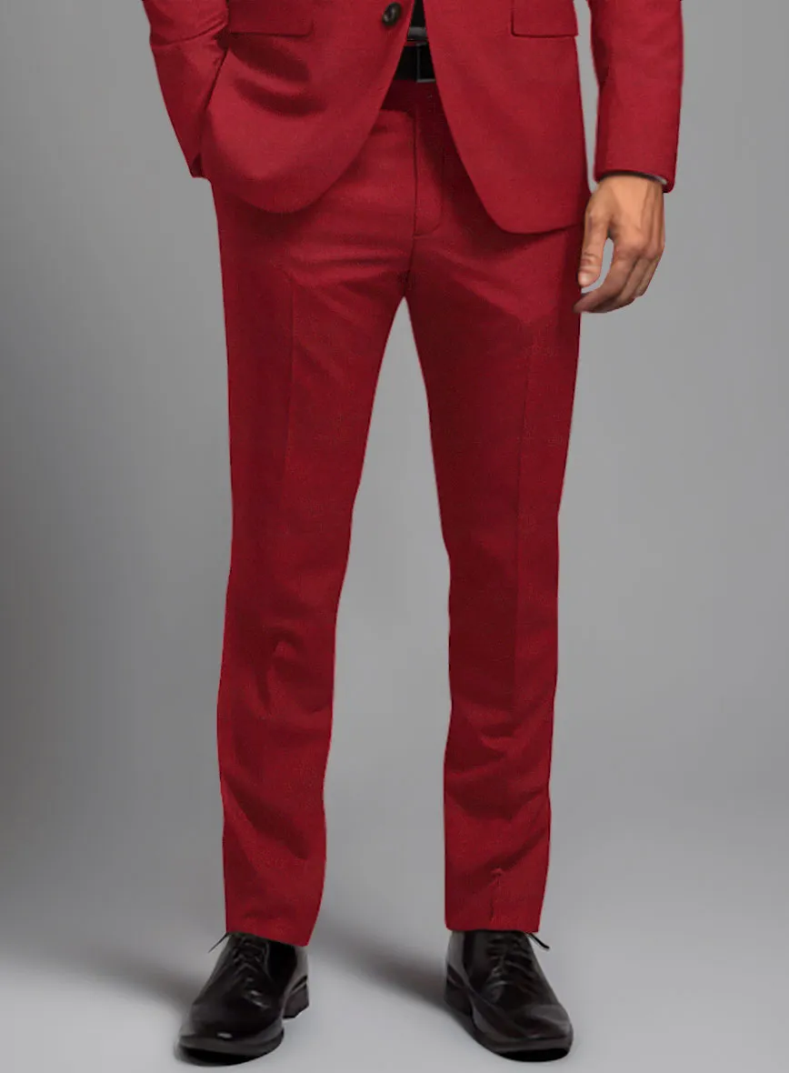 Italian Turna Red Flannel Pants