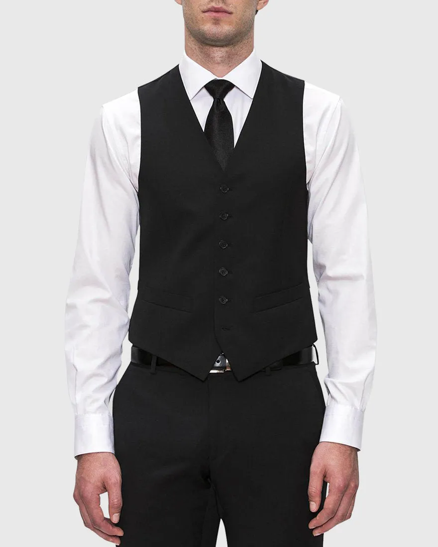 JOE BLACK FJV032-J BLACK MAIL VEST