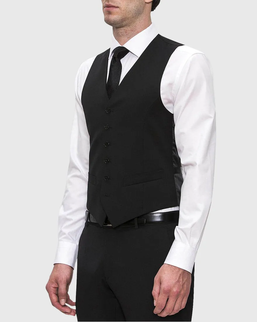 JOE BLACK FJV032-J BLACK MAIL VEST