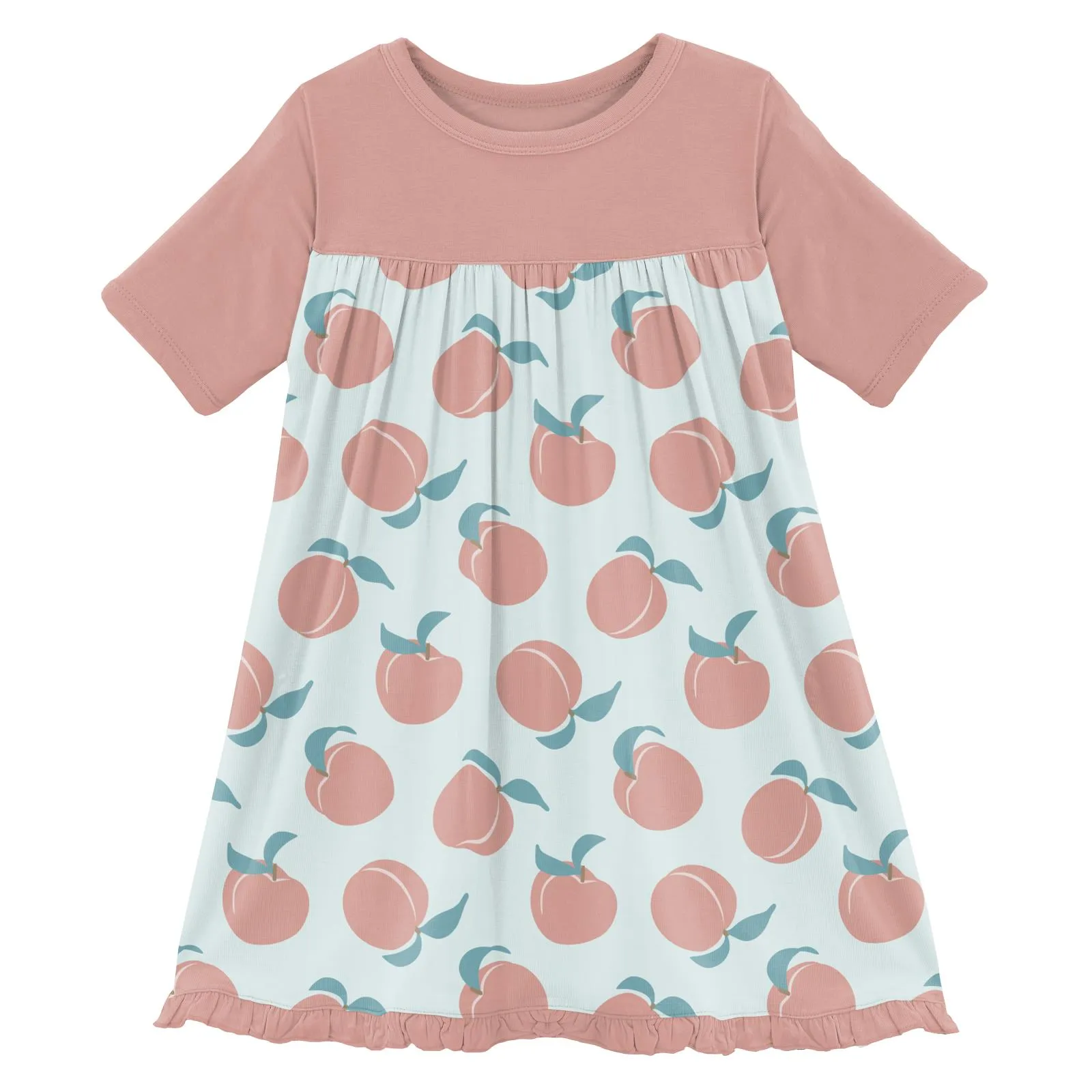 KicKee Pants Fresh Air Peaches Classic S/S Swing Dress