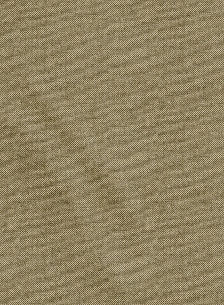 Lanificio Zegna Trofeo Khaki Wool Pants