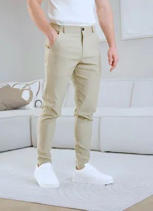 Lightweight chinos - beige