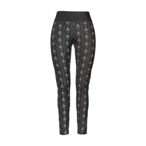 Luciferian High Waist Leggings