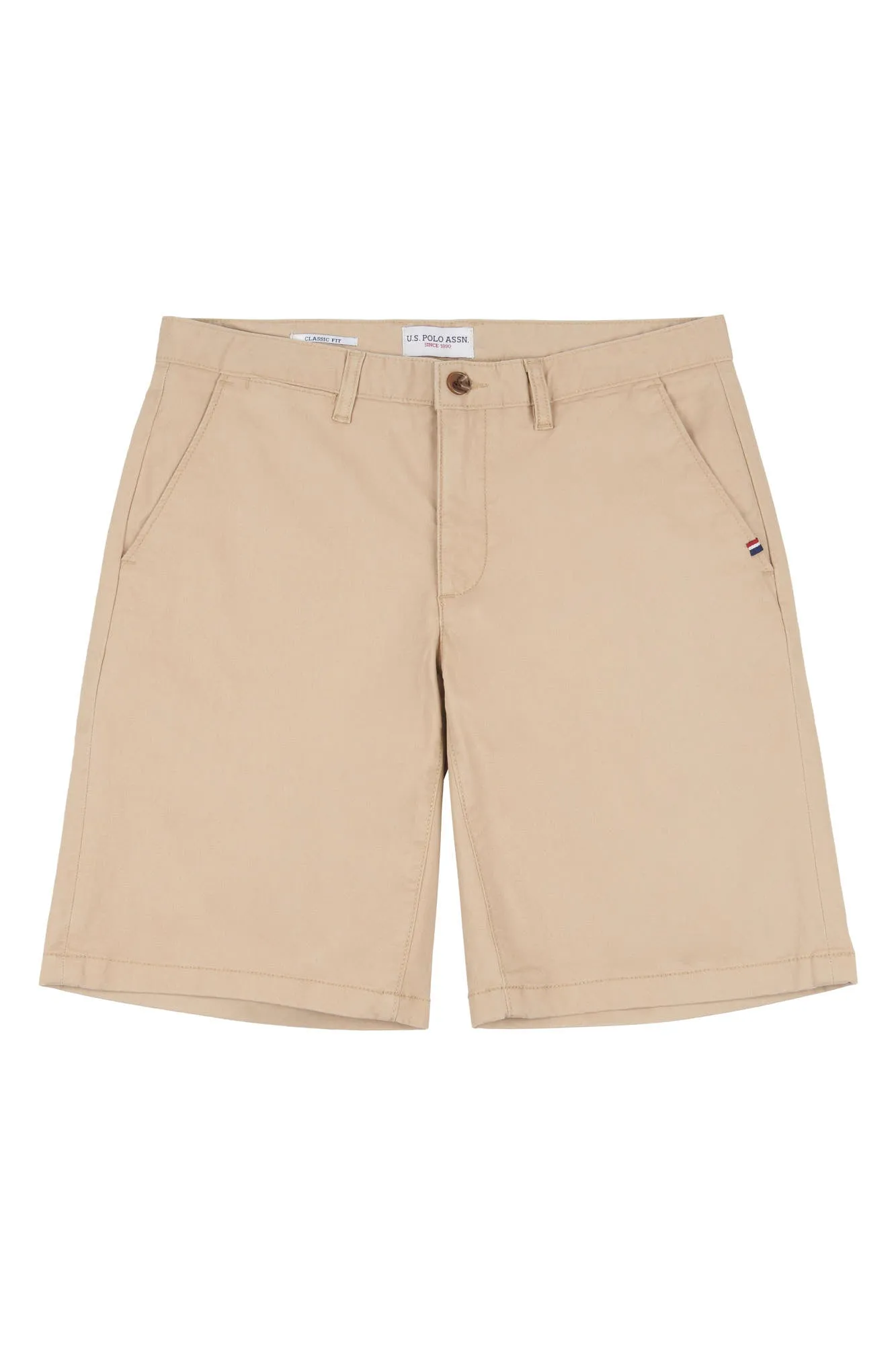 Mens Classic Chinos Shorts in Cornstalk