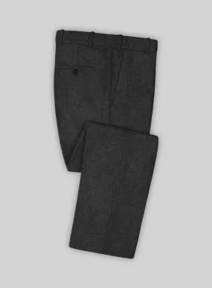 Naples Charcoal Tweed Pants