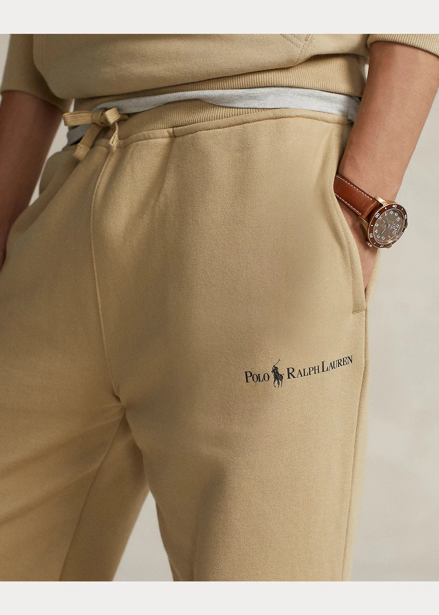 Polo Ralph Lauren Relaxed Fit Logo Joggers - Beige