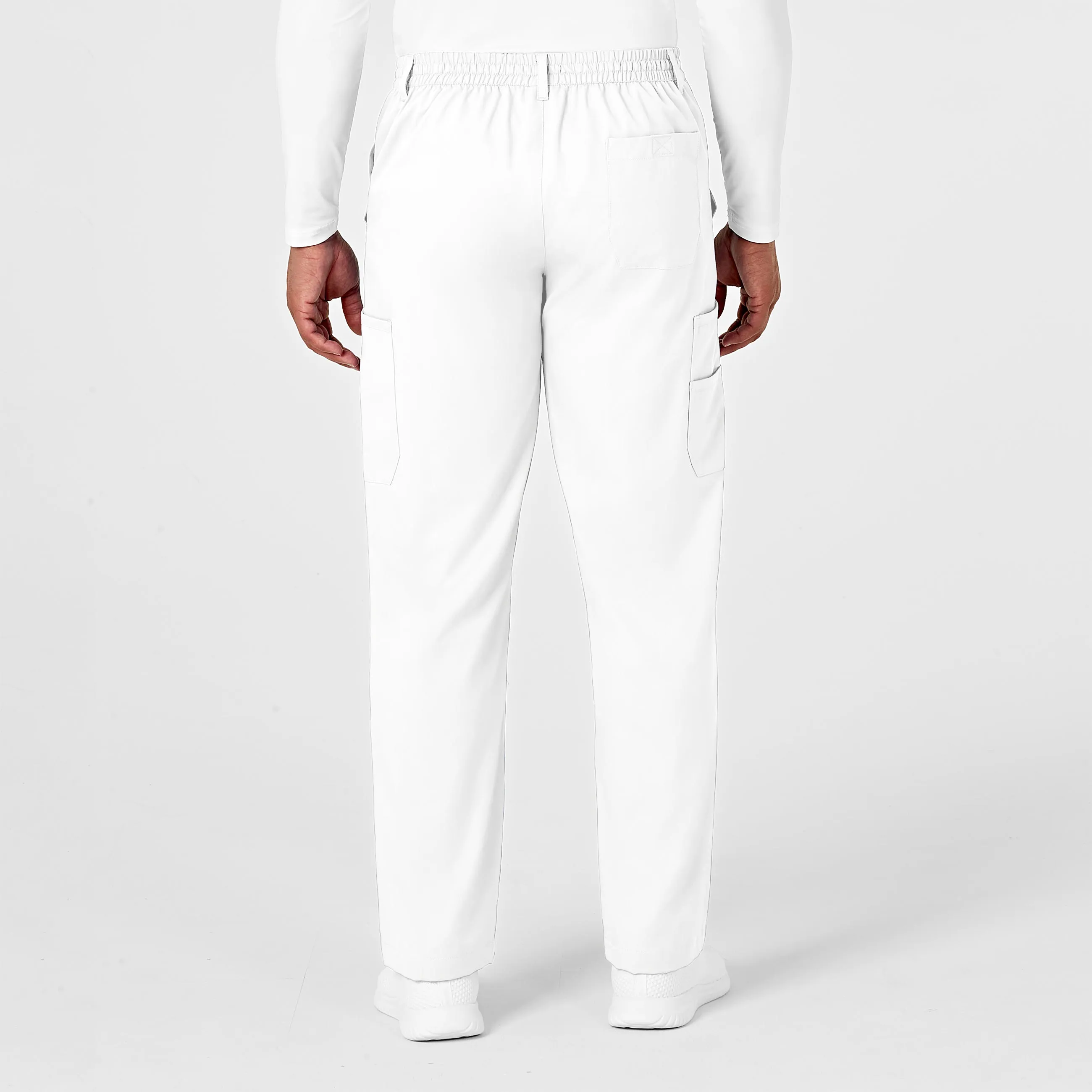 PRO Men's Cargo Scrub Pant - White