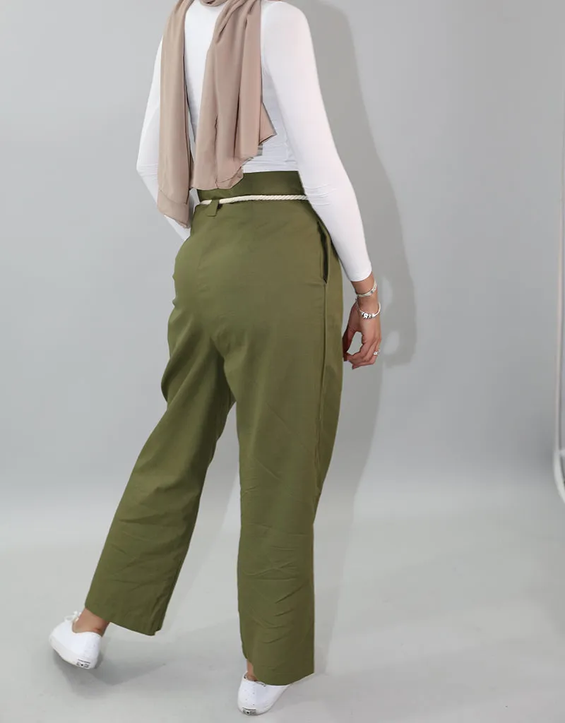 Rope Linen Pants