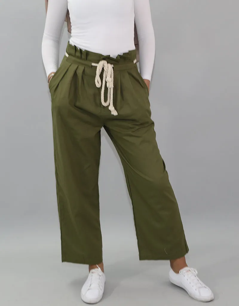 Rope Linen Pants