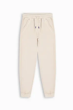 Sand Beige Relaxed-Fit Joggers