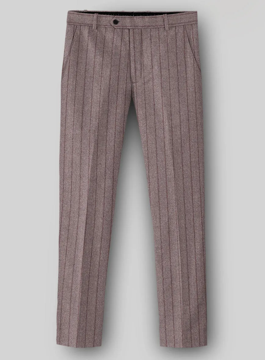 Sartori Eugenia Light Mauve Soft Tweed Pants