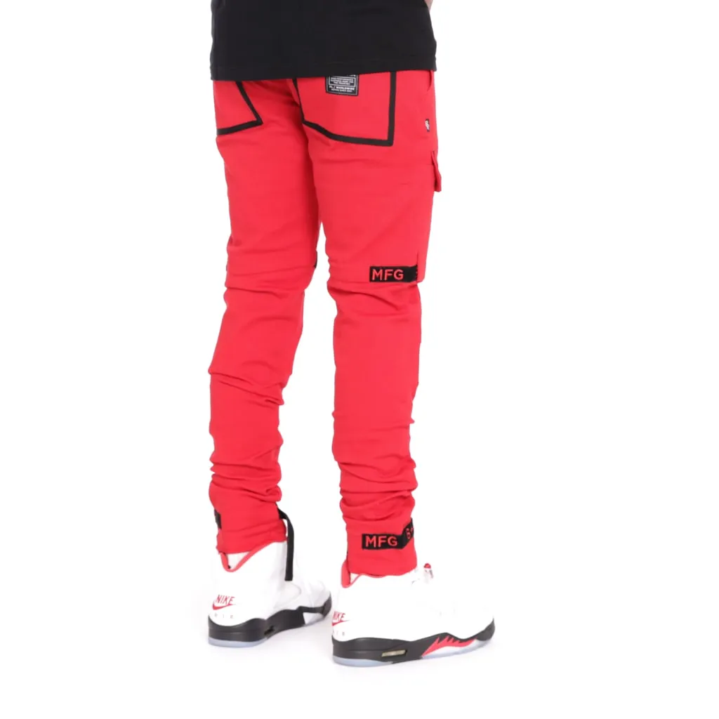 Strapped Up Utility Pant Red