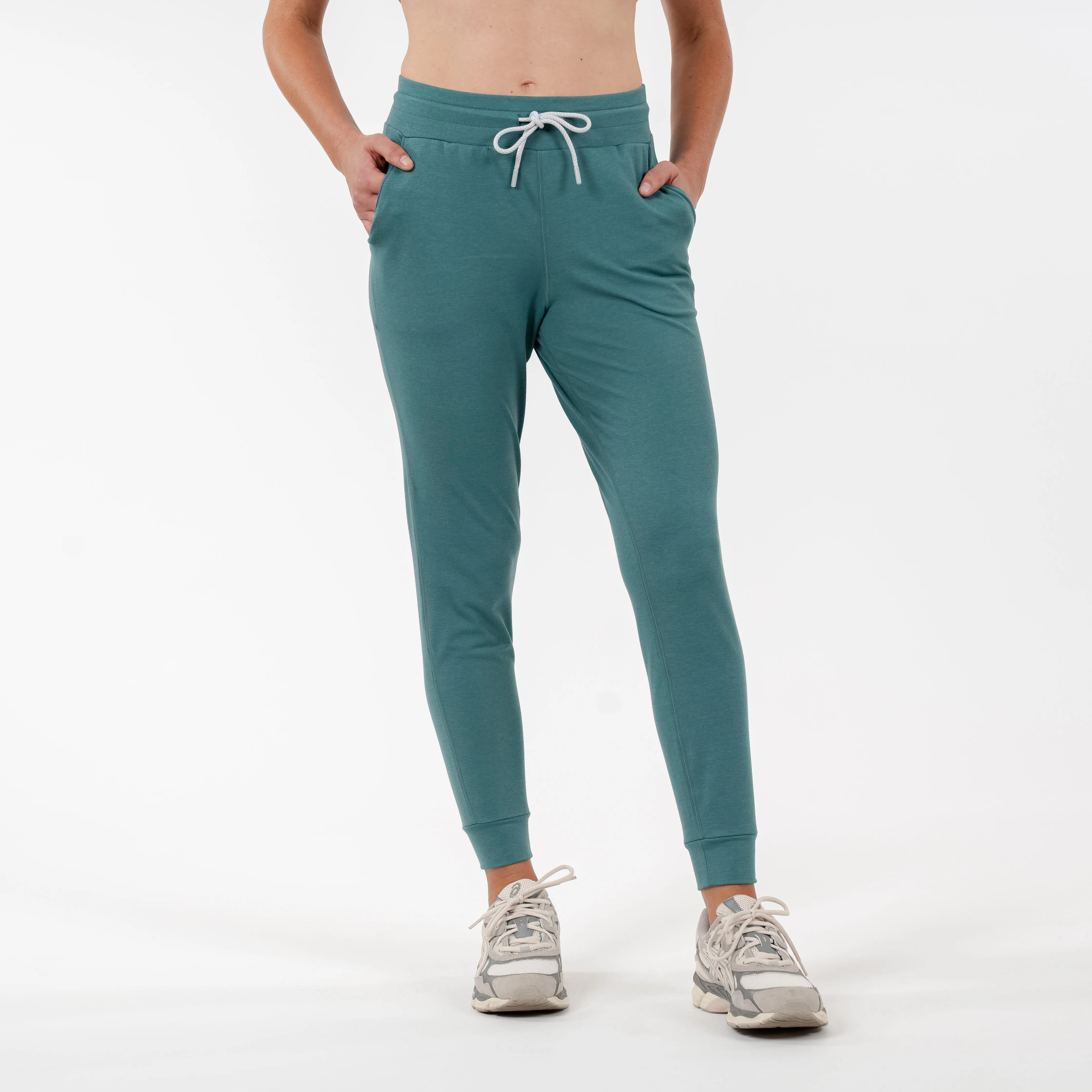 Tempo Performance Jogger | Heather - Leaf Green/Bullfrog Green