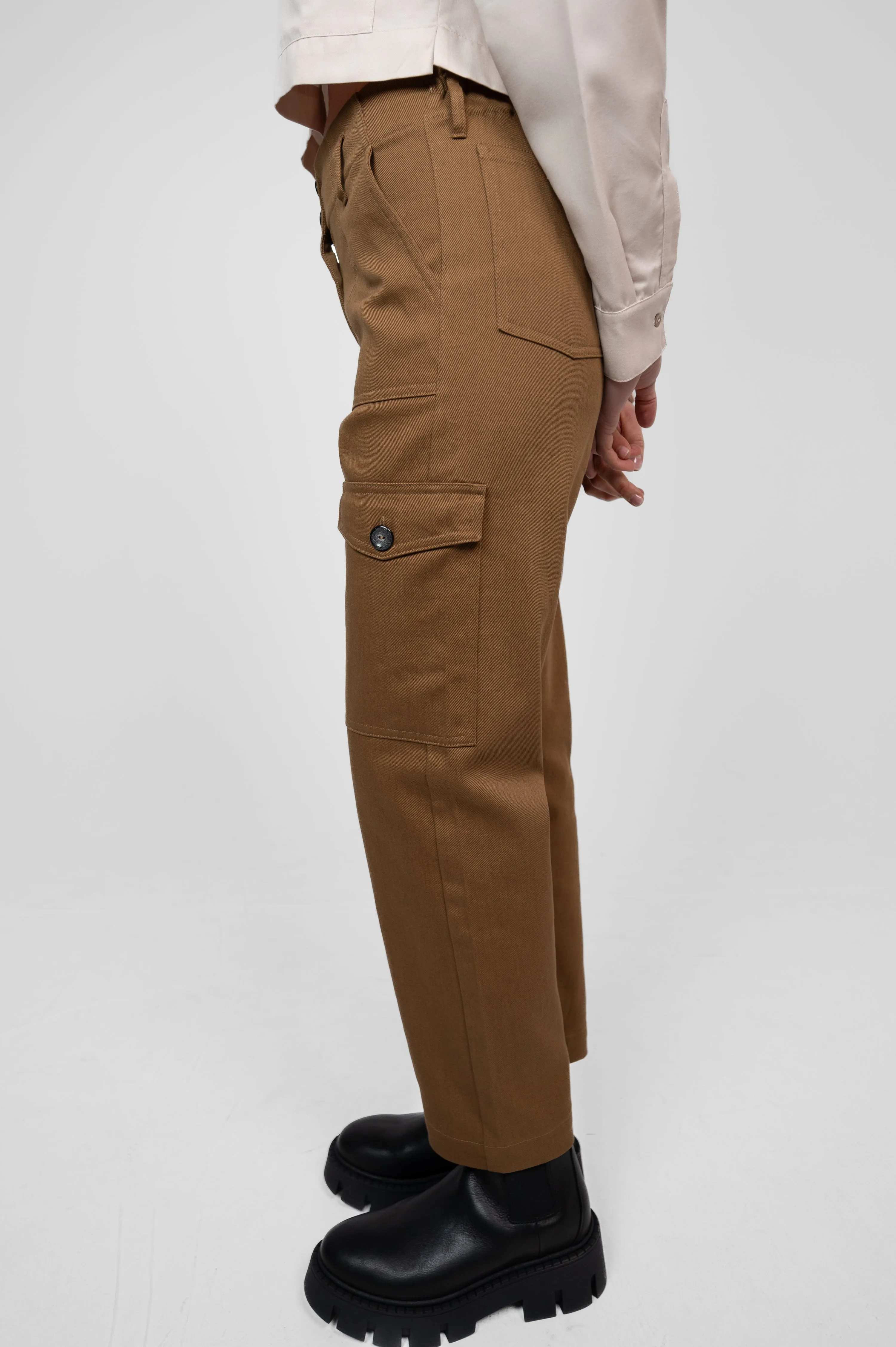 Utility Cargo Pants Brown